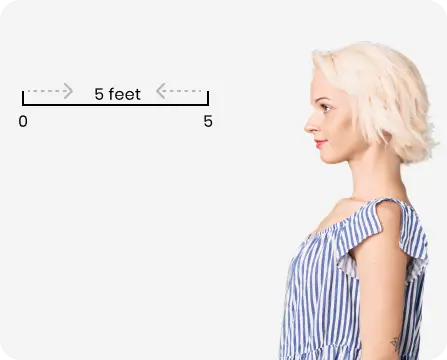 Distance from camera